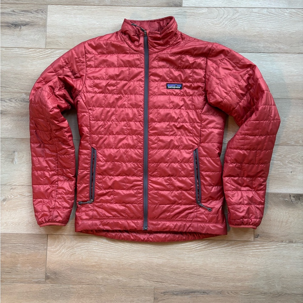 Patagonia Red and Blue Camouflage Jacket